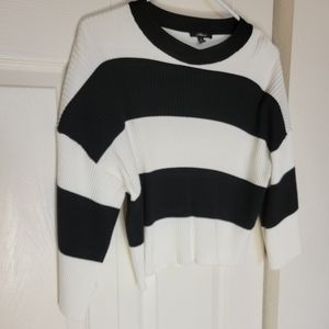 Black and white stripped sweater